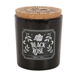 Black Rose Twilight Blush Fragranced Jar Candle Cork Lid