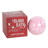 Boxed Blood Bath Wild Rose Luxury Bath Bomb