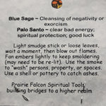 Blue Sage and Palo Santo Smudge stick Header card