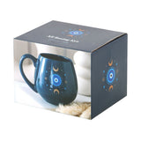 Boxed All Seeing Eye Blue design Ceramic Mug Box