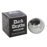 Dark Depths Black Charcoal Bath Bomb UK made