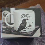 Fresh Cup of Cawfee Raven Ceramic Mug