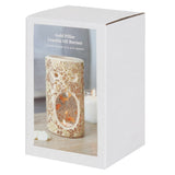 Boxed Gold Pillar Crackle Oil Burner Wax Melter