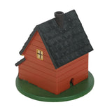 Back of Brown House Two Part Incense Cone Holder Burner 