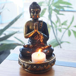 Buddha Red Candle Holder