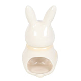 Tealight Opening Bunny Shaped Two Part Ceramic Oil Warmer Burner