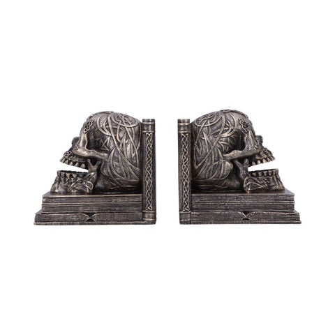 Celtic Tale Skull Resin Bookends Nemesis Now U7128B25