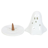 Cone Ceramic Ghost Tealight and or Incense Cone Holder