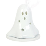 Ceramic Ghost Tealight and or Incense Cone Holder