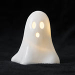 Ceramic Light UP LED Spooky Ghost Lit up Halloween