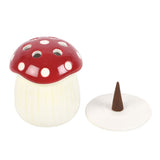 Base Ceramic Mushroom Incense Cone Holder Burner