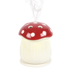 Smoking Ceramic Mushroom Incense Cone Holder Burner