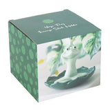 Boxed Ceramic Yoga Frog Incense Stick Holder