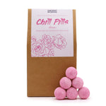 Chill Pills Rose Scented 30 Mini Bath Bombs Gift Pack