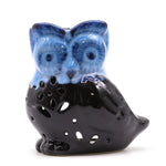 Classic Rustic Oil Burner Owl Side On