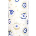 Close Up All Seeing Eye White Sage Fragrance Glass Tube Candle
