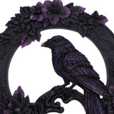 Top detail Black Raven Watcher of the Veil Gothic Wall Hanging Hanger Nemesis Now U7213C25