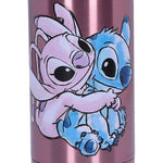Disney Stitch and Angel Stainless Steel Water Bottle 500ml Close Up