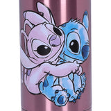 Disney Stitch and Angel Stainless Steel Water Bottle 500ml Close Up