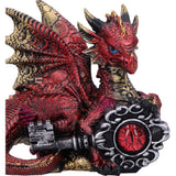 Keeper of the Key A Red Mystical Dragon Guardian Figurine Nemesis Now U7016A25