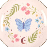 Close Up Luna Butterfly Bloom Ceramic Trinket Dish