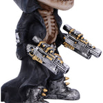 Mechanical Reaping Skeleton Figurine Close up guns Nemesis Now U6138W2