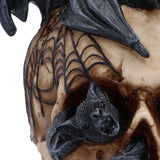 Swarm of Shadows Bats on Skull Gothic Figurine Nemesis Now U7848C26 detail