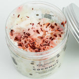 Coconut Scented Whipped Soap open lid