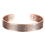 Copper Magnetic Bracelet Celtic Knot triskele 6 Magnets