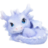 Coralscale Nestling Pose Dragon Figurine Light Violet