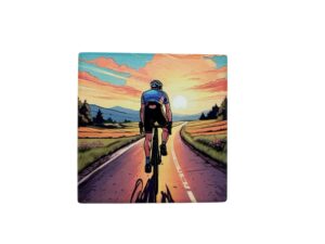 Cycling Ceramic Coaster The Milford Collection
