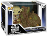 Dagobah Yoda and his Hut 46765 Funko Pop 11 boxed