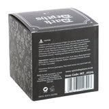 Back of Box Dark Depths Black Charcoal Bath Bomb UK made