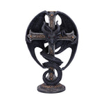 Front Dark Ember Gothic Dragon Candle Holder Nemesis Now D5983W2