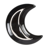 Dark Forest Crescent Moon Trinket Jewellery Dish Reverse