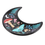 Dark Forest Crescent Moon Trinket Jewellery Dish Side