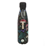 Plastic Free Dark Forest Print Metal Water Bottle