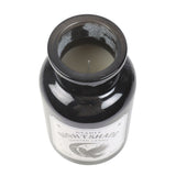 Top of Glass Jar Deadly Nightshade Mystic Raven Apothecary Candle