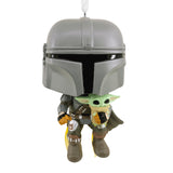 Disney Star Wars The Mandalorian with Grogu Hallmark Hanging Ornament Decoration 