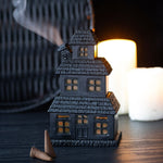 Haunted House Black Incense Cone Holder Burner