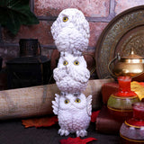 Display idea Wisest Totem Three Wise White Owls Ornament