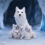 Arctic Bond Wolf Family Figurine