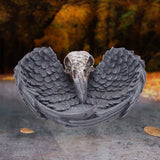Display Scene Edgar Allen Poe's Nevermore Black Raven Skull Trinket Dish Nemesis Now D4917R0