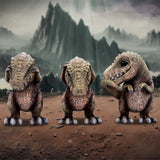 Display Scene Set of Three Wise Tyrannosaurus Rex Dinosaur Figurines Nemesis Now B6973A25