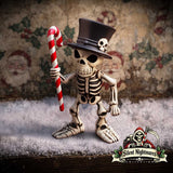 Display Scene Silent Nightmares Candy Man Christmas Skeleton Figurine  Nemesis Now B7716B26