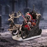 Display Scene Slay Bells Christmas Santa Sleigh Gothic Reaper Figurine  Nemesis Now B7720B26