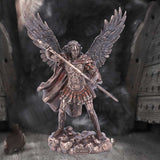 Display Scene Saint Michael the Defender Archangel Bronzed Figurine Nemesis Now G4957R0