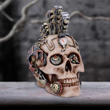 Strike a Chord Steampunk Skull Figurine