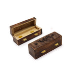 Double Incense Cone Elephant Wooden Box