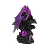 Draconic Seer Purple Dragon Eye Figurine Front side